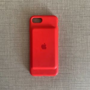 Iphone 7 Smart Battery case RED
